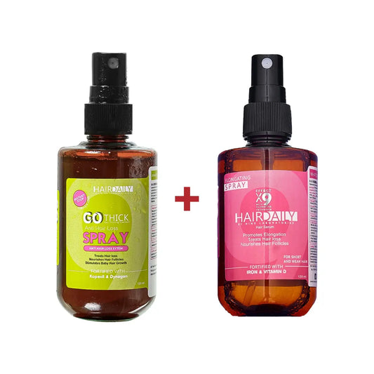 روتين وقف تساقط الشعر وزيادة الطول والكثافة