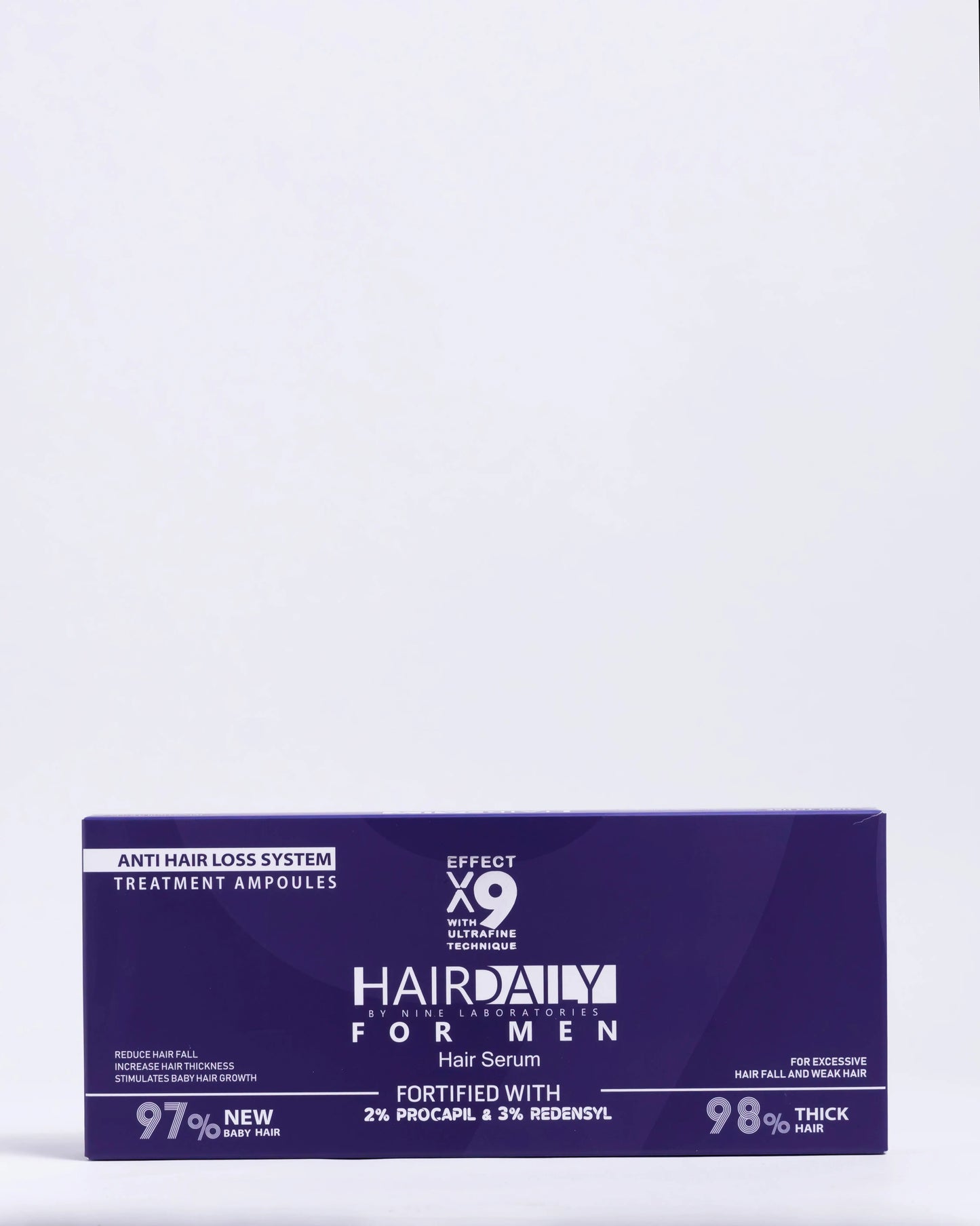 Gothick Hair Vials for Men to Combat Hereditary Baldness
