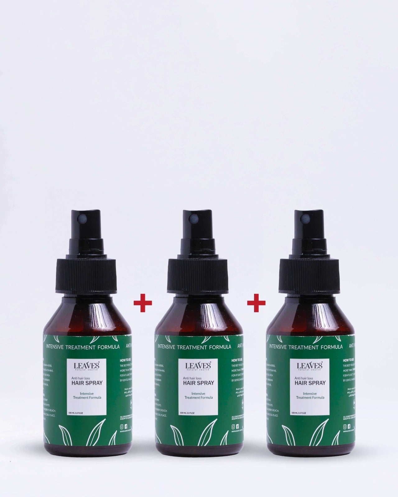 Hair Loss Treatment Course (3 Leaves Spray Packs)