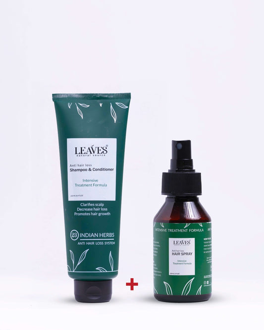 Severe hair loss treatment routine (spray + shampoo) 